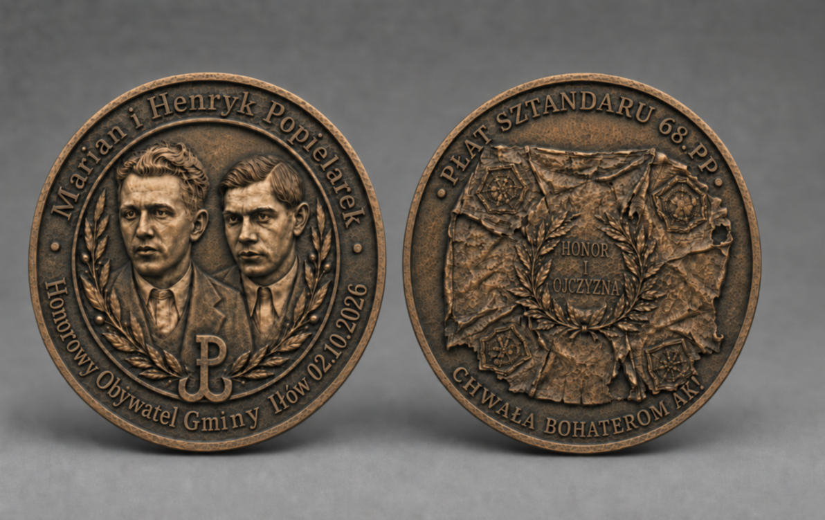 Medal okolicznościowy Popielarkowie