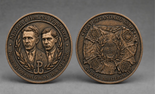 Medal okolicznościowy Popielarkowie